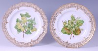 Lot 1065 - A pair of Royal Copenhagen Flora Danica...