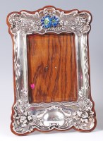 Lot 1121 - A silver Art Nouveau easel photograph frame,...