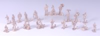 Lot 1131 - A set of 19 silver Cries of London figural...