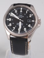 Lot 1138 - A Glycine Combat gents stainless steel cased...