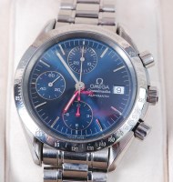 Lot 1160 - A gents Omega Speedmaster stainless steel...