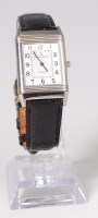 Lot 1199 - A gents Jaeger le Coultre stainless steel...