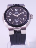 Lot 1277 - An Oris TT1 stainless steel automatic gents...