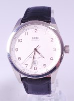 Lot 1278 - An Oris gents steel cased automatic wristwatch,...