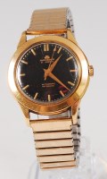 Lot 1294 - A Bucherer 18ct gold cased gents automatic...