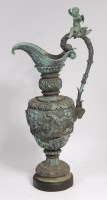 Lot 1329 - A 19th century continental cast bronze...