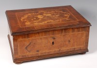 Lot 1359 - An early 18th century walnut and marquetry...