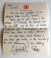 Lot 1352 - HRH Queen Elizabeth II and Prince Philip, Duke...