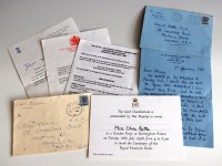 Lot 1353 - A hand-written letter on Clarence House headed...