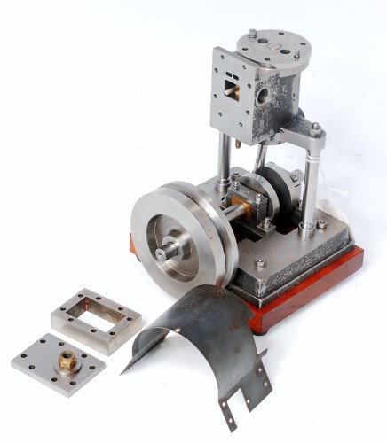 Lot 64 - Scratch built vertical marine type engine made...