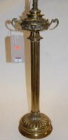 Lot 6 - A brass table lamp in the Regency style,...