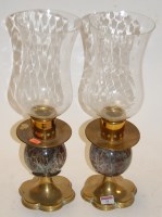 Lot 31 - A pair of Victorian style candlestands, each...