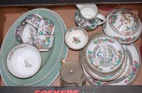 Lot 93 - A box of miscellaneous china to include...