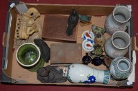 Lot 94 - A box of miscellaneous items to include a pair...