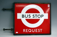 Lot 101 - A London Transport Bus Stop request...