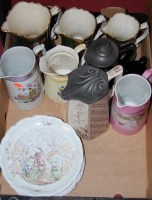 Lot 105 - A box of miscellaneous china to include...
