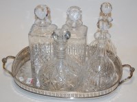 Lot 126 - A pair of Edinburgh crystal decanters and...