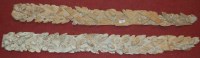 Lot 149 - A pair of 19th century limed pine pilasters...