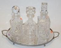 Lot 159 - A Waterford cut glass decanter and stopper...