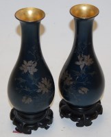 Lot 174 - A pair of mid 20th century Chinese lacquered...