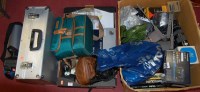 Lot 197 - Three boxes of miscellaneous cameras and...