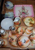 Lot 80 - A box of miscellaneous china to include;...