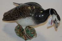 Lot 234 - A Beswick model of a barnacle goose impressed...