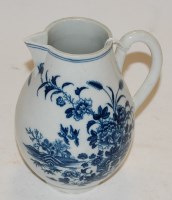Lot 250 - An 18th century Worcester blue and white...