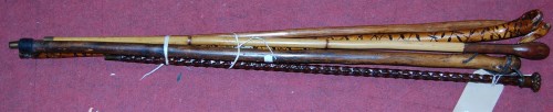 Lot 118 - An early 20th century walking stick having a...