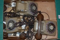 Lot 216 - Three various 20th century telephones