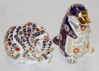 Lot 272 - A Royal Crown Derby desk ornament in the form...