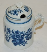 Lot 273 - A first period Worcester blue and white...