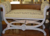 Lot 1218 - A Louis XVI style limewood and floral...