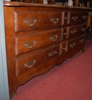 Lot 1220 - A provincial French joined oak sideboard,...