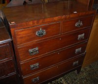 Lot 1280 - An early 19th century mahogany and ebony...