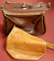 Lot 681 - A mid-20th century gentlemans brown leather...