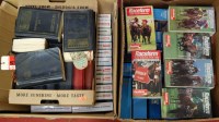 Lot 683 - Three boxes of assorted race form guides and...