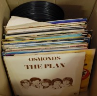 Lot 689 - A box of assorted LPs to include; The Osmonds,...