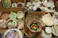 Lot 700 - Four boxes of miscellaneous items to include;...