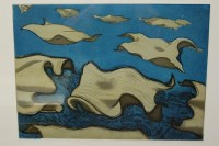 Lot 1024 - Contemporary school - untitled, lithograph in...
