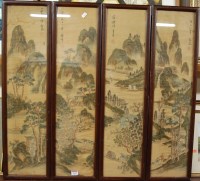 Lot 1043 - Early 20th century Chinese school - set of...