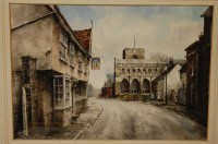Lot 1054 - Reg Siger - Crown Street, Bury St Edmunds, ink...