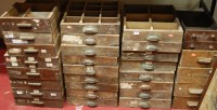 Lot 1081 - A quantity of drawers from Victorian...