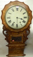 Lot 1123 - A Victorian figured walnut and satinwood...