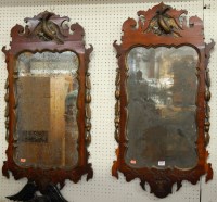 Lot 1128 - A pair of 19th century mahogany and gilt...
