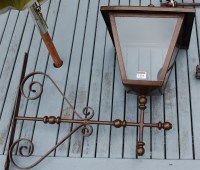 Lot 1134 - A Victorian style painted wrought iron garden...