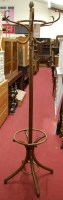 Lot 1199 - A beech bentwood hat stand, height 190cm