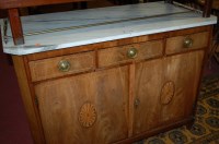 Lot 1335 - A 19th century mahogany satinwood inlaid and...