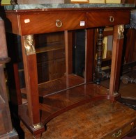 Lot 1222 - A contemporary French Empire style mahogany...