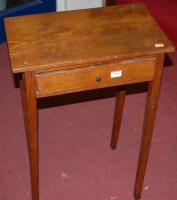 Lot 1426 - A small rustic elm single flap and single...